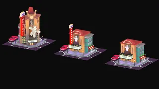 Cinema skin on a development image.