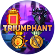 Fallen Swordmaster on the Triumphant! badge.