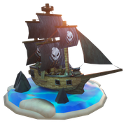 Pirate skin on a render.