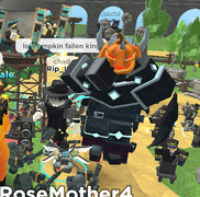 Fallen King affected by the Halloween modifier.