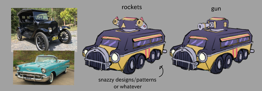 Unreleased Director skin on a concept art.
