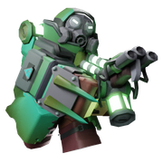Default skin on a render.