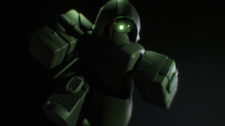 Default skin on a promotional image.