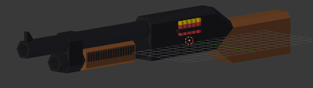 Enforcer's Ithaca 37 on a development image.