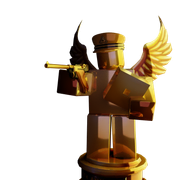 Bloxy skin on a render.