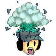 Default skin on the Mind Blown sticker.