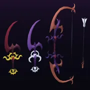 The Umbra's weapons on a development image.