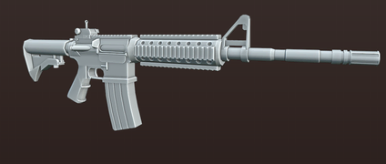 Militant's FN M4A1 on a development image.