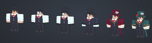 Magician skin on a development image.