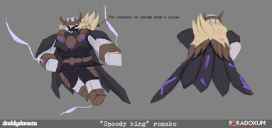 Speedy King on its concept art.