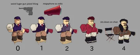 Director skin on concept art.
