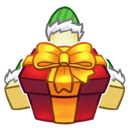 Classic skin on the Elf Present sticker.