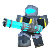Default skin on a render.