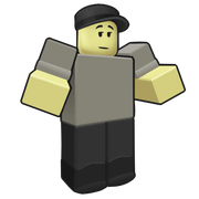 Default skin on the Shrug sticker.