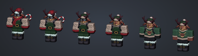 Festive skin on a development image.