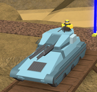 Default Railgun Tank on a development image.