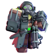 Default skin on a render.