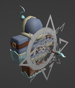 Ice Witch skin on a development image.