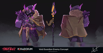 Void Guardian on its concept art.