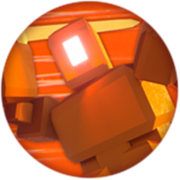 Gold Titan on a badge.