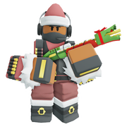 Holiday skin on a render.