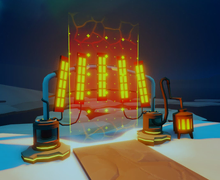 Northern Lights on a development image.