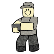 Scout cardboard cutout that could be seen in the lobby during the Lunar Overture Event.