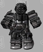 Default skin on concept art.