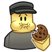 Default skin on the Cookie Scout sticker.