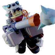 Default skin on a render.