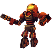 Jack-o-Bot matchmaking statue from the lobby.