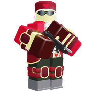 Valentines skin on a render.
