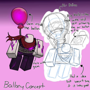 Balloon on its concept art.