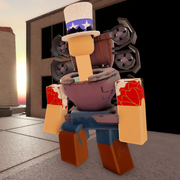 Megatron Toilet affected by the Fireworks modifier.