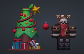 Unused Festive skin version on a development image.