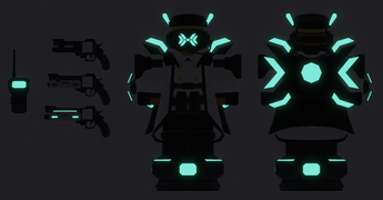 Phantom skin on a development image.