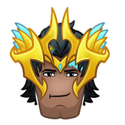 Aqua skin on the Aquaman sticker.