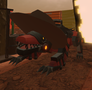 Molten Hound affected by the Cowboy modifier.