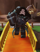 Fallen Jester affected by the Talk Like a Pirate Day modifier.