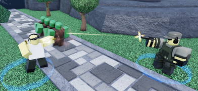 Combattant on a development image.