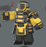 Default skin on concept art.