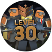 Default skin on the Level 30 badge.