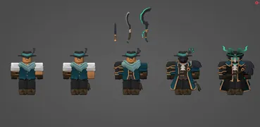 Pirate skin on a development image.