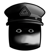 Default skin on the Dead Stare sticker.