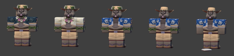Seal skin on a development image.