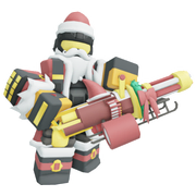 Holiday skin on a render.