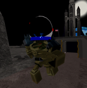 Necrotic Skeleton affected by the Space Suit modifier.