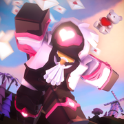 Cupid skin on a render.