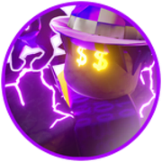 Corrupted Haz3mn on the current Pls Donate badge.