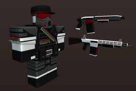 Vigilante skin on a development image.